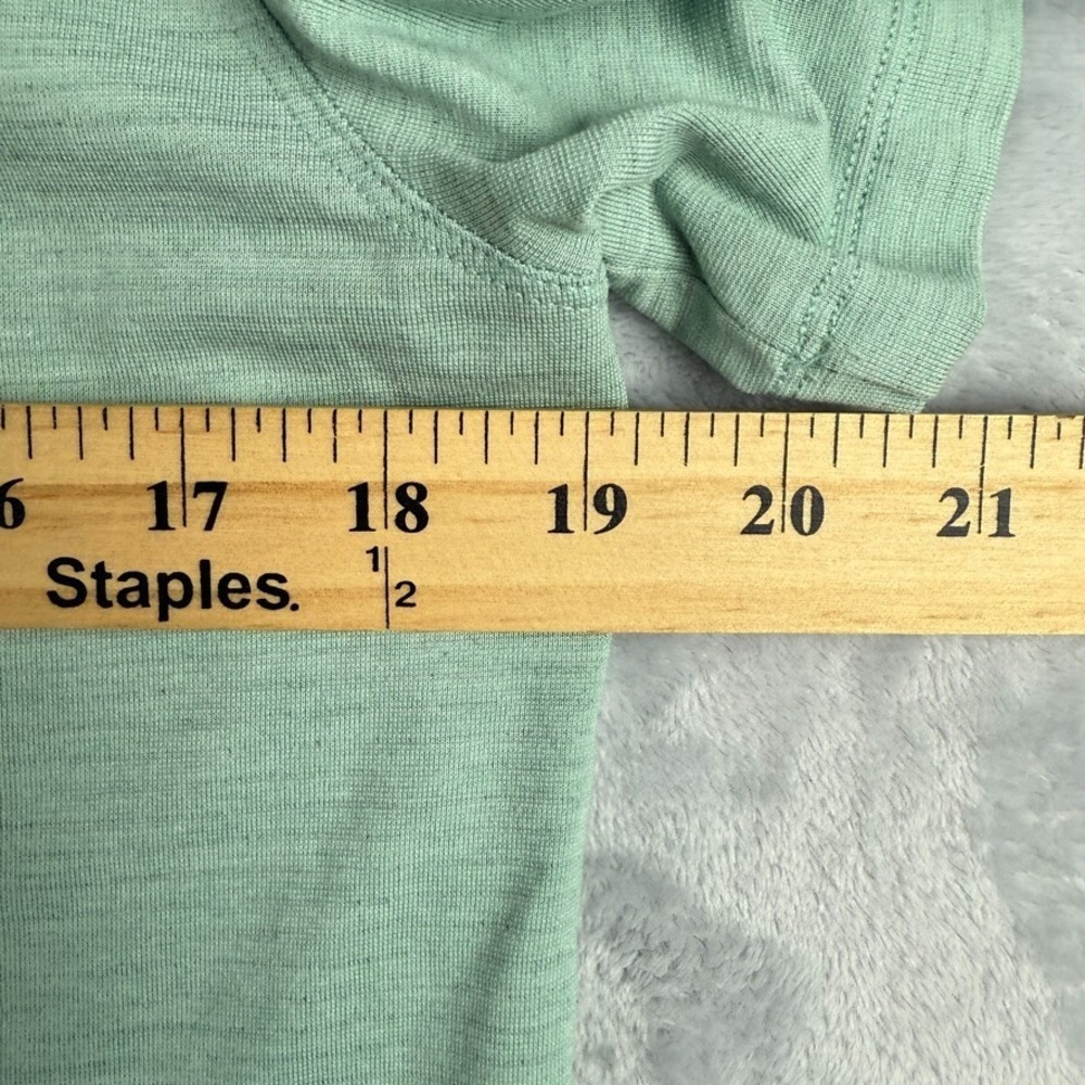 Lululemon Polo Shirt Mens Small Green Evolution Golf Tech Performance Stretch - Picture 6 of 8